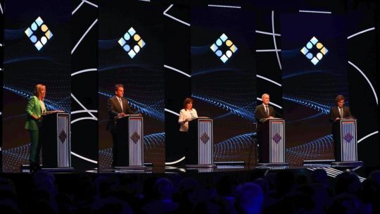 El debate presidencial fue un éxito de audiencia en televisión y streaming