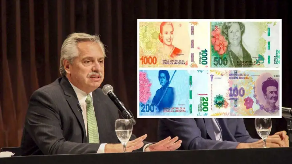 Alberto Fernández presenta los nuevos billetes: "Hoy estamos recuperando memoria"